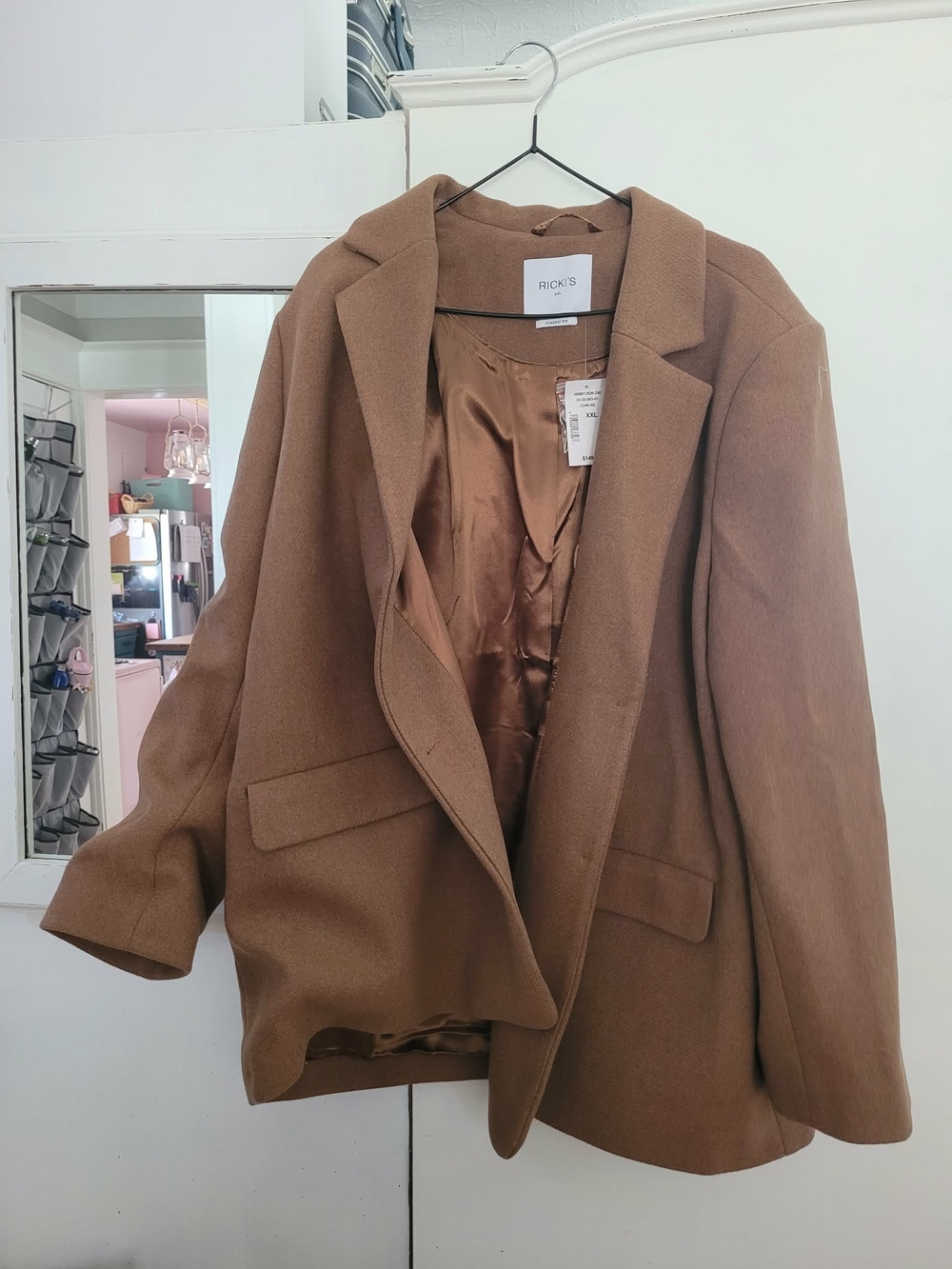 Ricki's Women's Brown Wool Blend OverCoat
